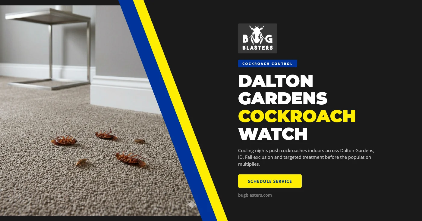 Cockroach Prevention in Dalton Gardens, ID: Why Fall Is When Infestations Take Hold
