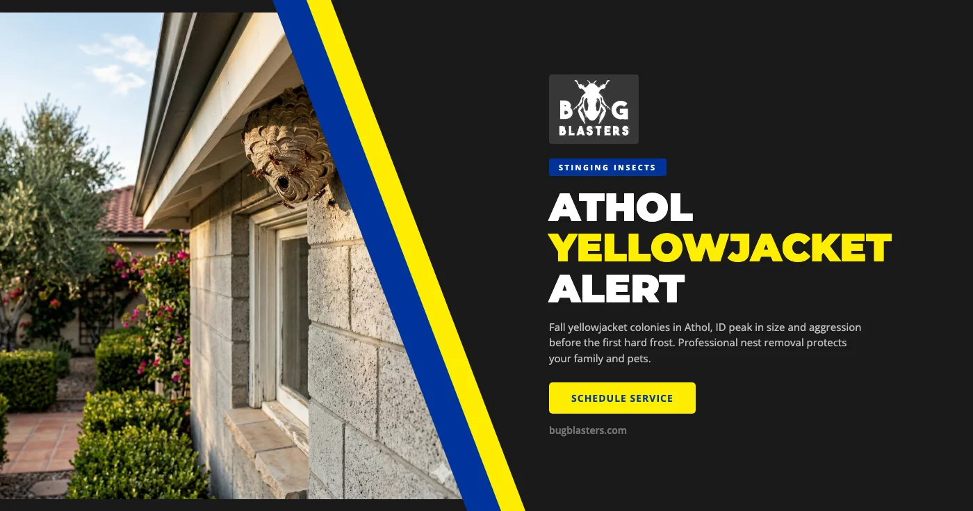 Late-Season Yellowjackets in Athol, ID: Why Fall Nests Are the Most Aggressive